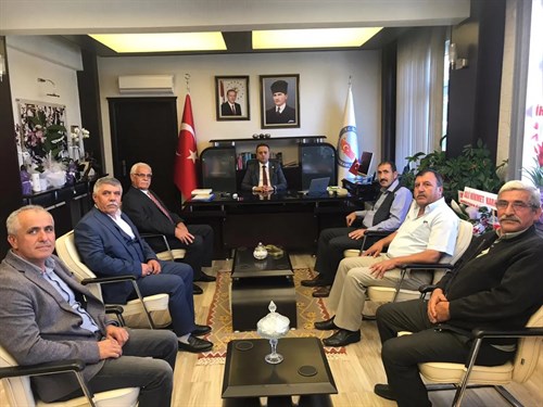 Kavak Muhtarlar Derneği'nden, Sayın Kaymakamımıza Ziyaret